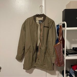 abercrombie sherpa bomber jacket